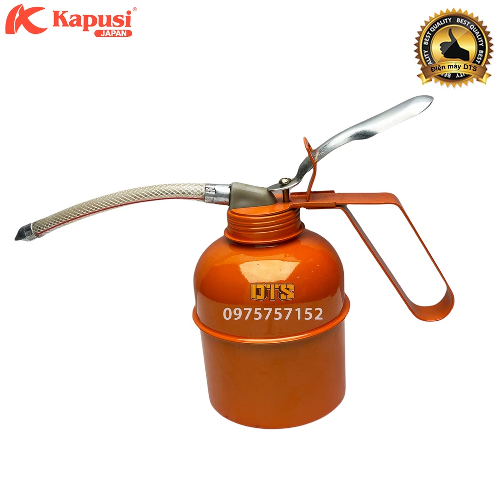 Bình châm nhớt kim loại lớn 500ml JIN LING sơn tĩnh điện, vịt dầu sắt ống dẻo cho máy móc cơ khí, bình châm dầu nhớt sắt