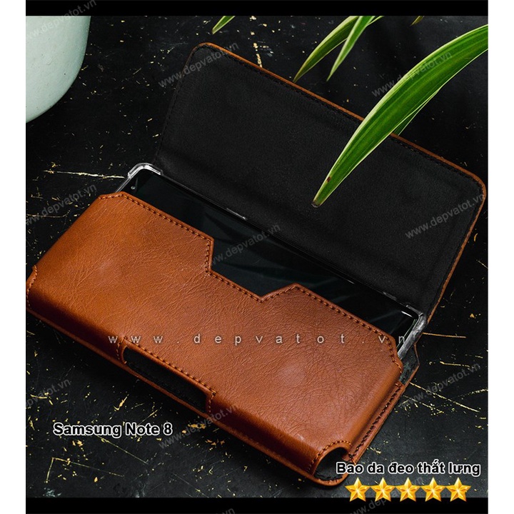 Bao da điện thoại đeo hông, thắt lưng 6.5 inch