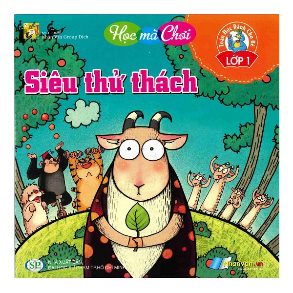 Sách - Siêu Thử Thách - Toán Học Dành Cho Bé Lớp 1 - Nhân Văn - 8935072923655