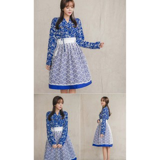 Chân váy Hanbok ren nhập từ Hàn Quốc- có sẵn