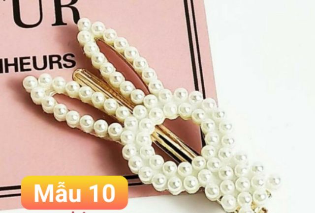 Kẹp tóc mạ vàng rất nhiều kiểu. Kẹp tóc nữ thời trang mới. Kẹp tóc hạt châu