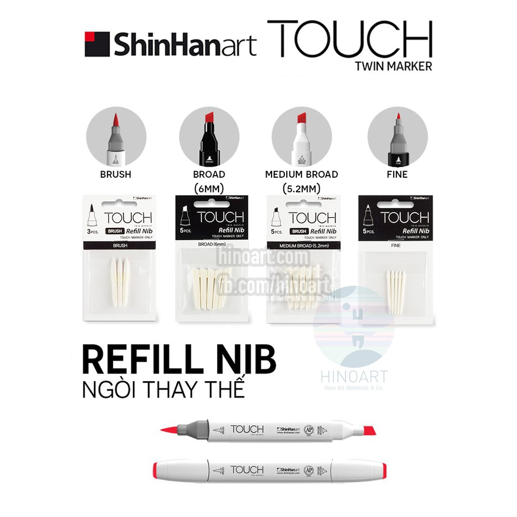 Đầu bút thay thế cho bút marker Shinhan Marker nib