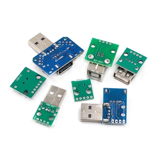 Mô đun đầu chuyển đổi mini Micro USB sang DIP 2.54 Type C USB 2.0 3.0