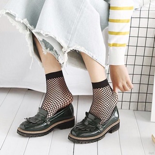 Vớ lưới đen trơn mắt cá phong cách