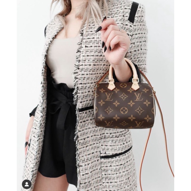 Túi LV Nano.mini sz17cm da thật lót kèm code lót da fullbox nam châm xịn sò