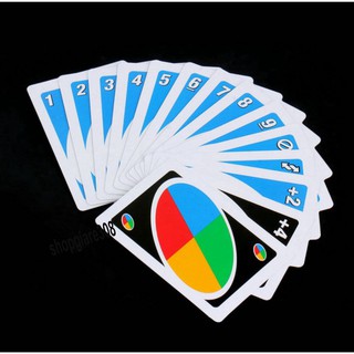 (RẺ NHẤT) Thẻ Bài UNO cơ bản 108 lá Loại Tốt Giấy Cứng