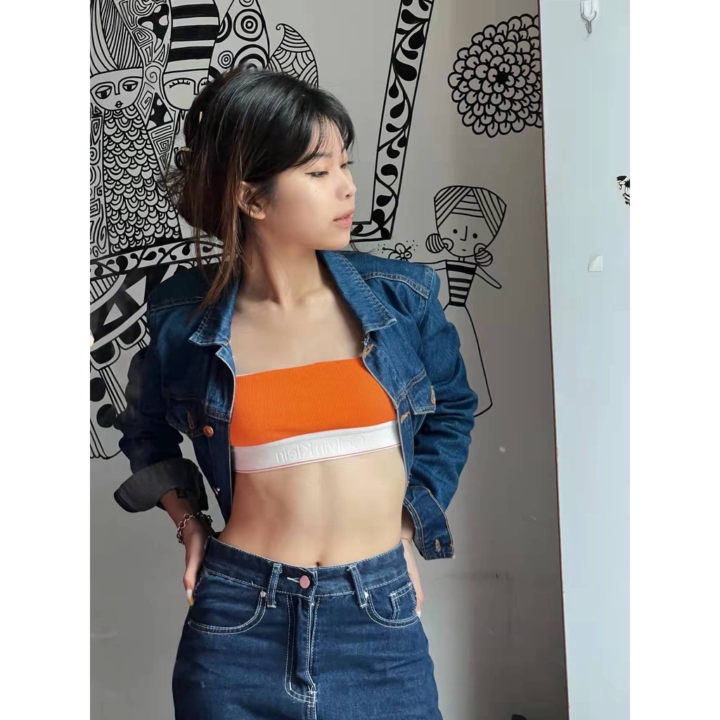 Jennie CKS#Heron Preston Áo Lót + Quần Lót Mới Dành Cho Nữ