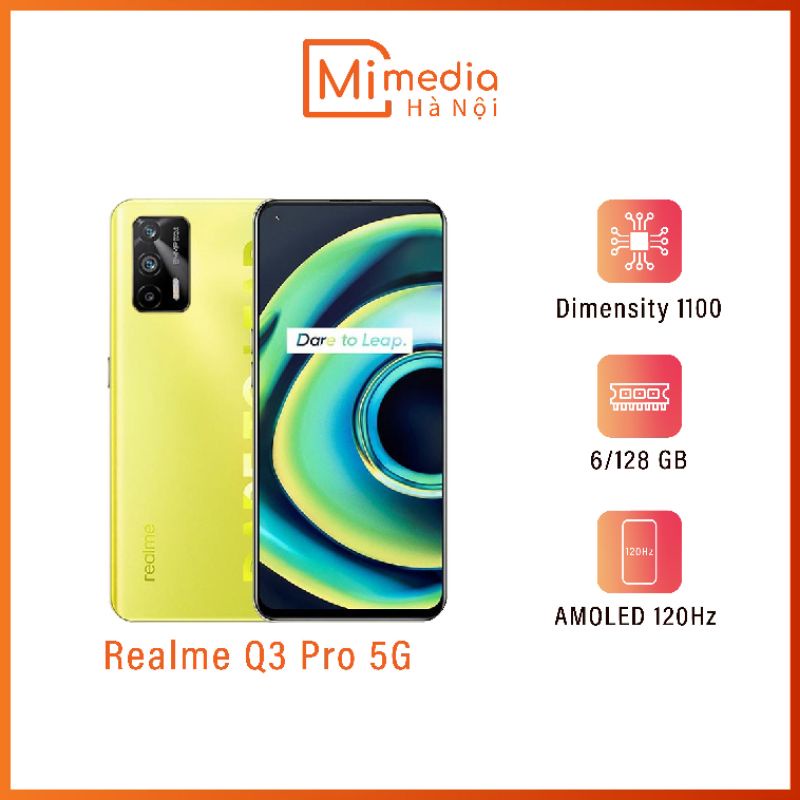 Điện thoại Realme Q3 Pro 5G 6/128Gb nguyên seal bảo hành 1 năm ....