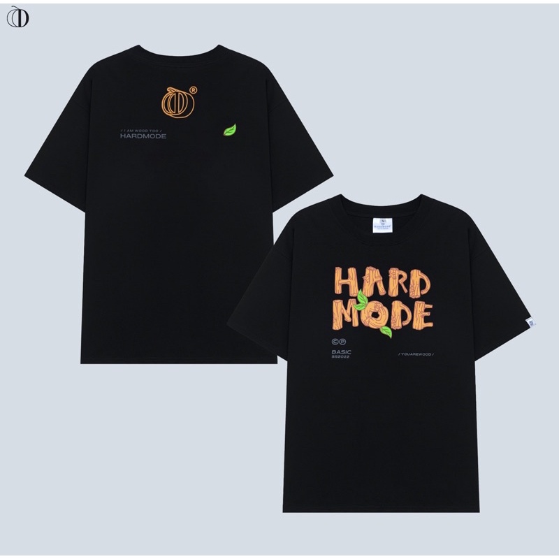 Áo thun nam nữ, Unisex tay lỡ local brand hardmode NATURAL WOOD tee