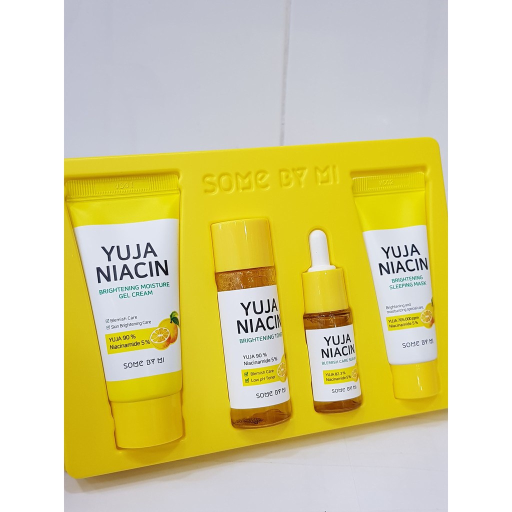 Bộ Dưỡng Trắng Da Mờ Thâm Nám Some By Mi Yuja Niacin 30 Days Brightening Starter Kit