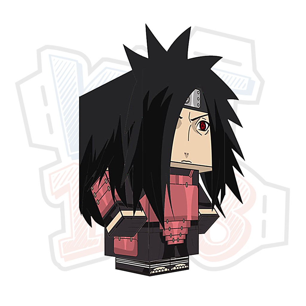 Mô hình giấy Anime Madara Uchiha Cube Craft - Naruto