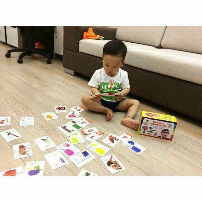 BỘ THẺ HỌC SONG NGỮ THÔNG MINH FLASHCARD 16 CHỦ ĐỀ