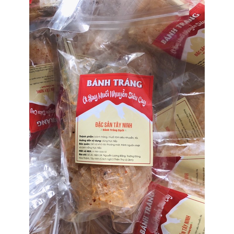 BÁNH TRÁNG ỚT BAY MUỐI NHUYỄN SIÊU CAY