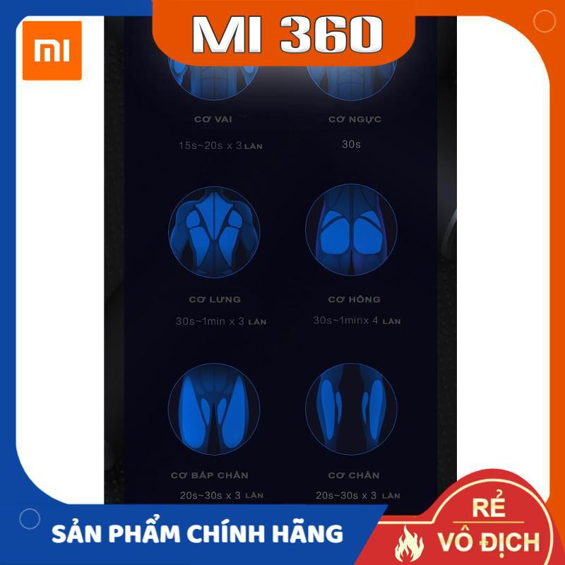 Máy Massage Cầm Tay Xiaomi Meavon Trigger Point ✅ 4 Đầu Massage 5 Chế Độ✅ Hàng Chính Hãng