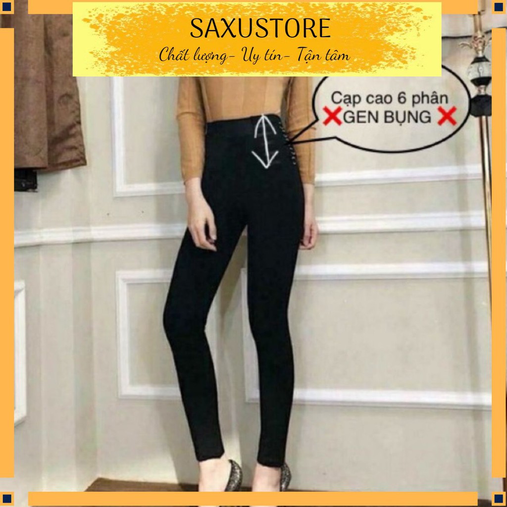 QUẦN LEGGING NÂNG MÔNG LOẠI ĐEN DÀY DẶN