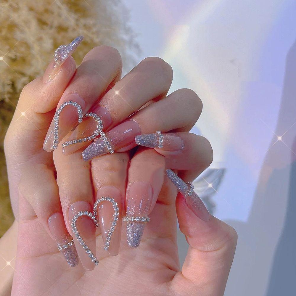 Phụ Kiện Trang Trí Móng Nghệ Thuật Hình Trái Tim / Nơ / Gấu 3D Phong Cách Nhật Bản