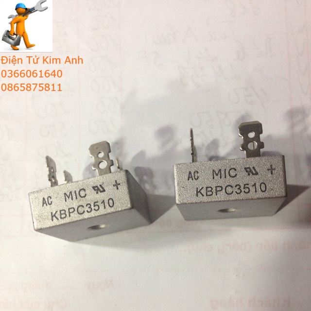 Cầu Diode chỉnh lưu 35A-1000V(Giá 2 cái )