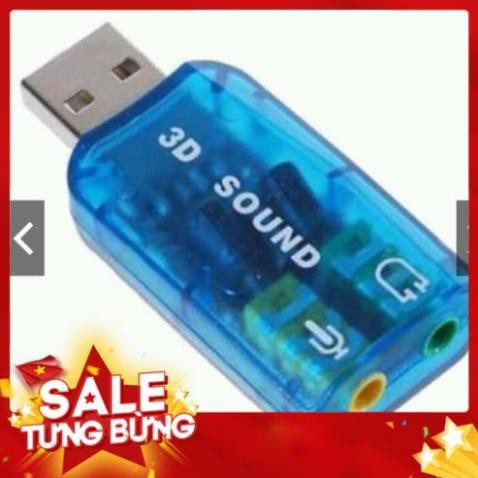 [Hàng loại 1] Usb ra sound 3D 5.1 ra âm thanh -PC