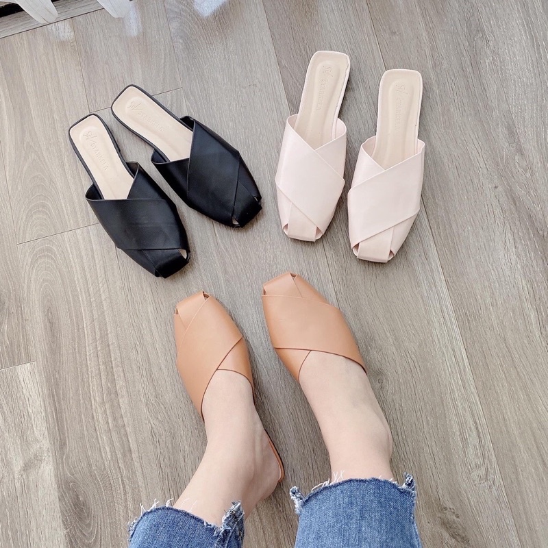 {Free ship} SỤC Trơn VINTAGE /SỤC MỚI NHẤT [ ẢNH THẬT ] full size 35-39 4 màu trắng nâu đen