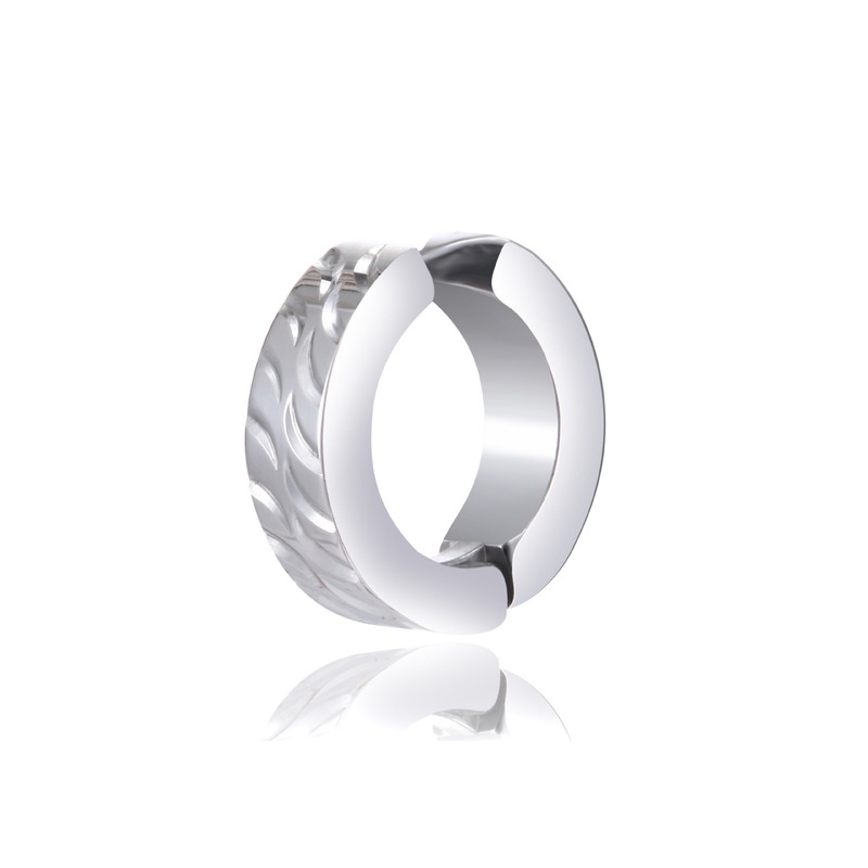 Khuyên tai nam nữ kẹp 1 mặt không cần bấm lỗ nhiều mẫu, bông tai titan unisex không gỉ thời trang - ChuotsStory