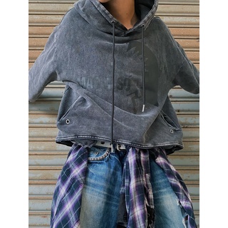 Áo Washed Hoodie Black