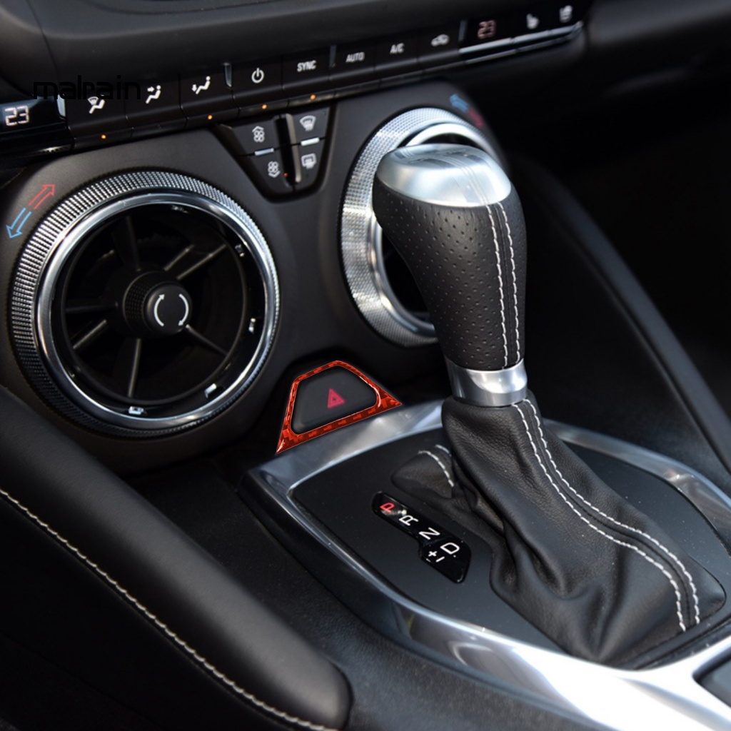 Ốp Viền Bảng Điều Khiển Đèn Bằng Sợi Carbon Chống Mòn