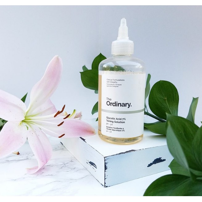 Nước hoa hồng tẩy da chết AHA The Ordinary Glycolic Acid 7% Toning Solution