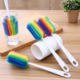 Cọ Cốc Chén Đa Năng - Que Cọ Rửa Ly Cốc Bình Sữa 7 Màu