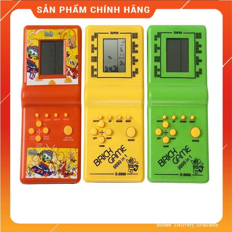 Máy chơi game cầm tay xếp hình - Đồ chơi xếp hình Brick Game