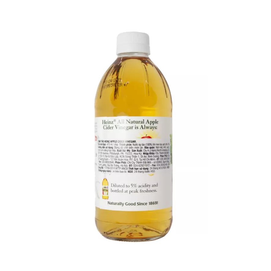 Giấm Táo HEINZ thuỷ tinh Mỹ 473ml