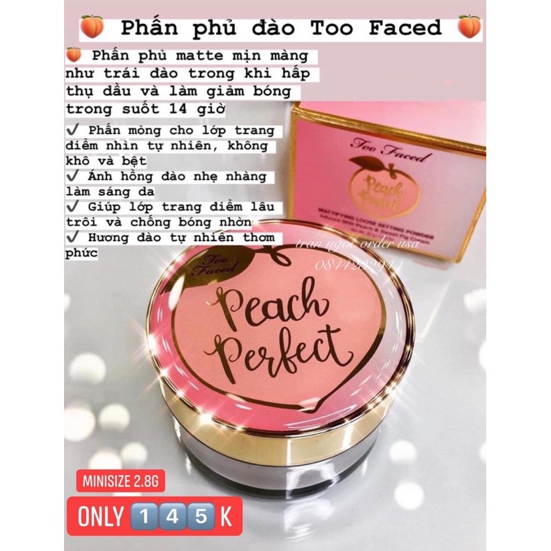 PHẤN ĐÀO MINISIZE TOOFACED CÓ SẲN