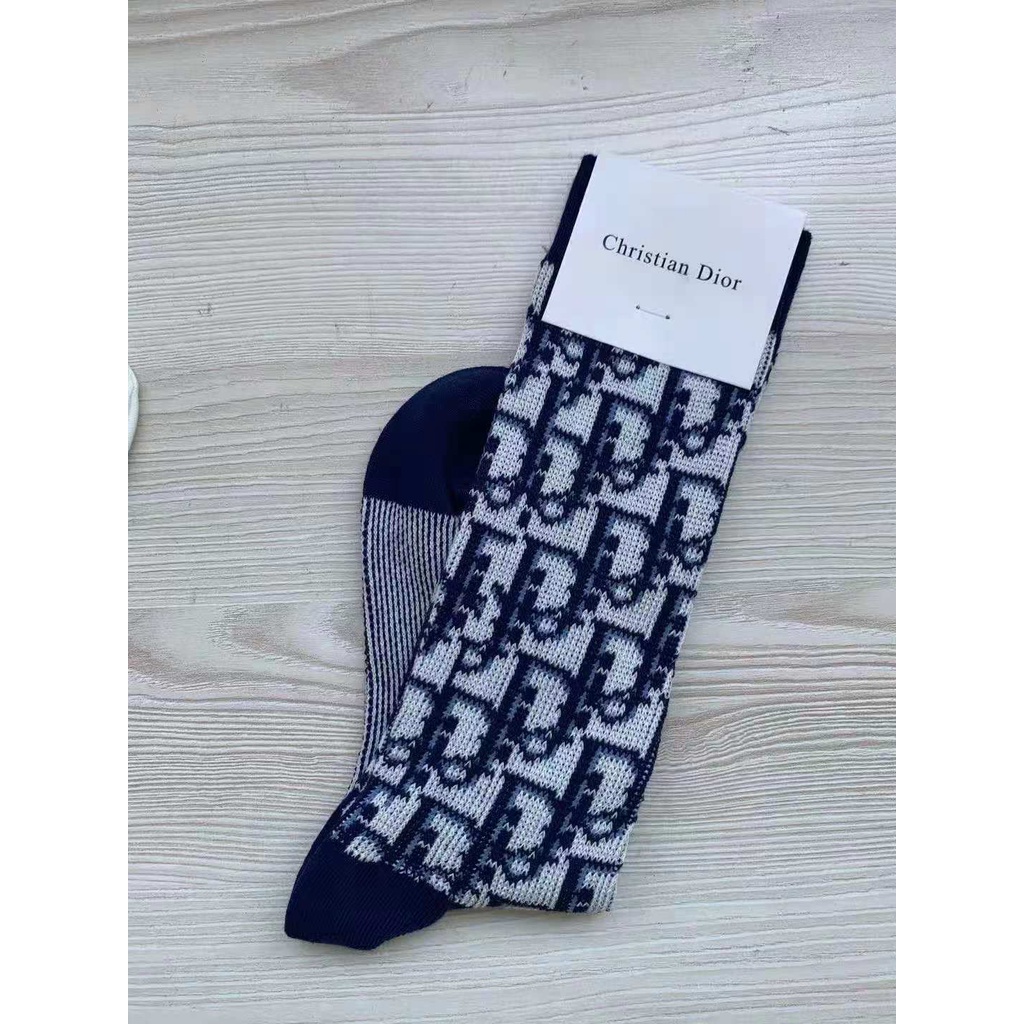 Vớ Cotton Cổ Cao Thời Trang Theo Phong Cách Retro