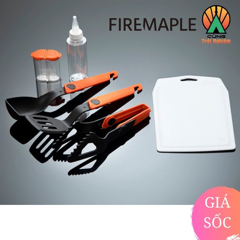 [CHÍNH HÃNG] COMBO Dụng Cụ Nấu Ăn CHEF COOKING KIT 6 Trong 1 Fire Maple FMW-Kit01 Tiện Lợi Chuyên Dụng Cho Dã Ngoại