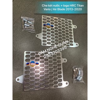 Che két nước + logo HRC Titan kiểu lưới lục giác cho Vario Click 2015-2020 / Air Blade 2013-2020 loại tốt mới 100%