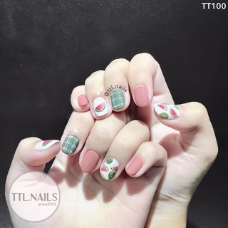 Móng úp thiết kế 5 mẫu các loại hoa quả