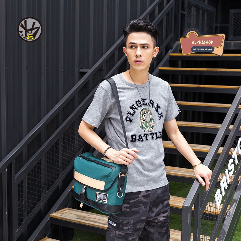 Túi Đeo Chéo Unisex Nam Nữ Canvas MACKAR - Chống Nước, Thời Trang, Không Gian Sử Dụng Lớn