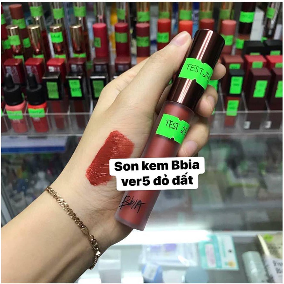 Son kem lì Last Velvet Lip Tint Version 5 màu 24 đỏ đất