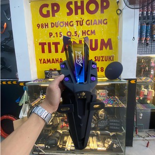 Dè sau mã lai zin Ex150 + 4 ốc 6li15 sao 2 tầng titan gr5 có cả khung đuôi dè kingdrag