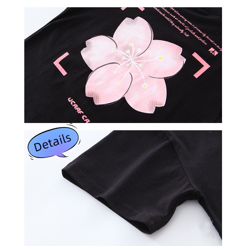 Set Áo Thun + Quần Jogger Bằng Cotton Thời Trang Mùa Hè Chất Lượng Cao Cho Bé Gái 2-13 Tuổi