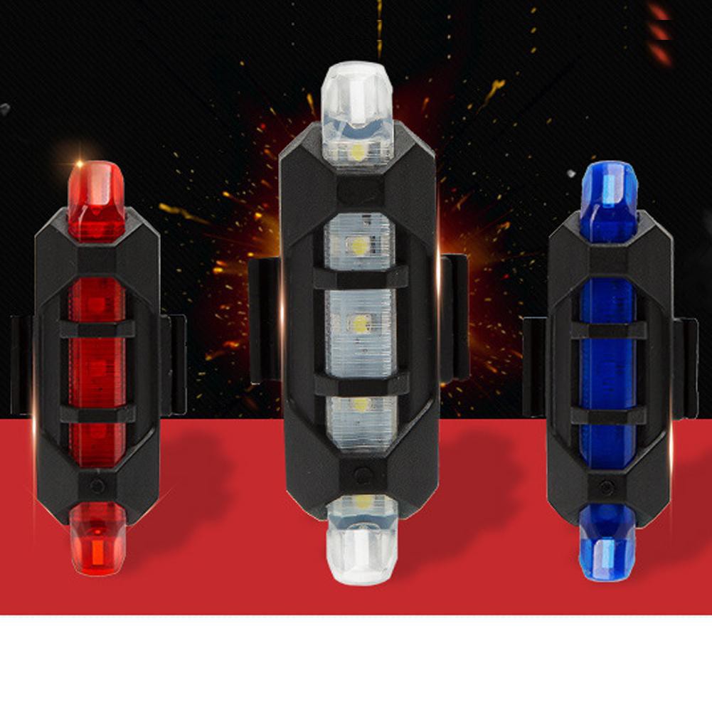 Đèn 5 LED gắn sai xe đạp cổng sạc USB tiện dụng chất lượng cao