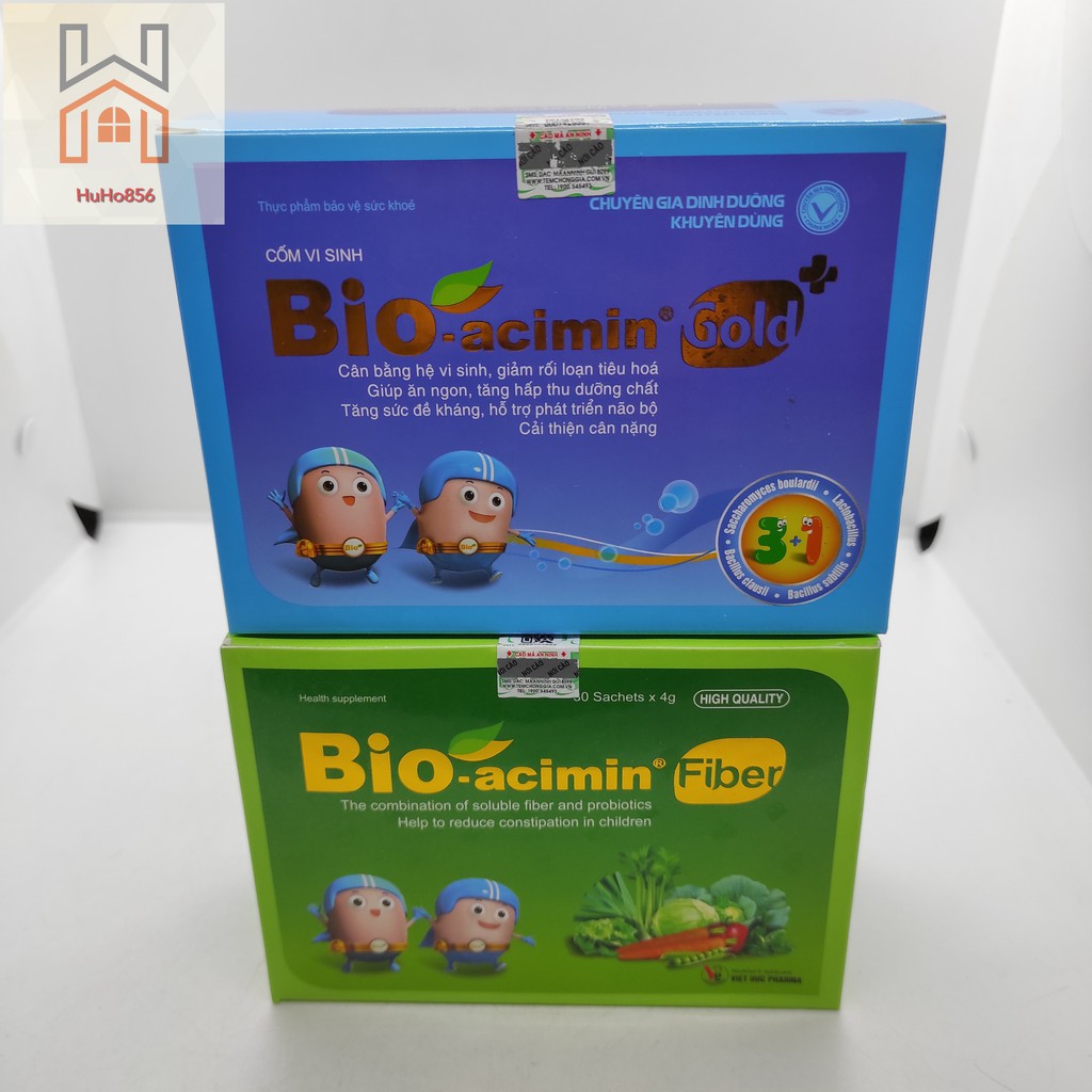 Cốm Vi Sinh Bio-acimin Gold &amp; Bio-acimin Fiber