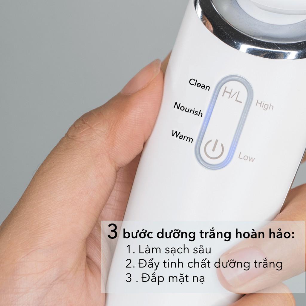Halio Máy đẩy tinh chất dưỡng trắng ion Cleansing and Moisturizing Beauty Device