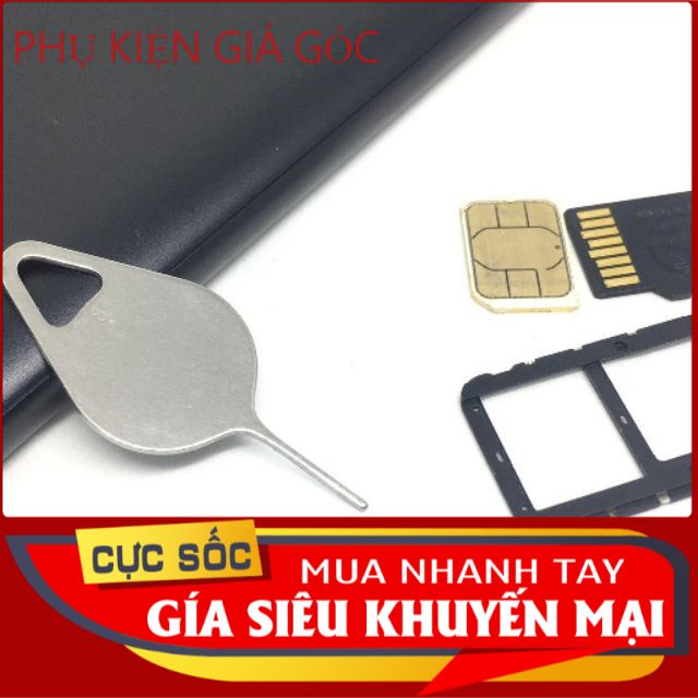 Que Chọt Lấy Sim Cho Điện Thoại Thép Không Gỉ Cao Cấp