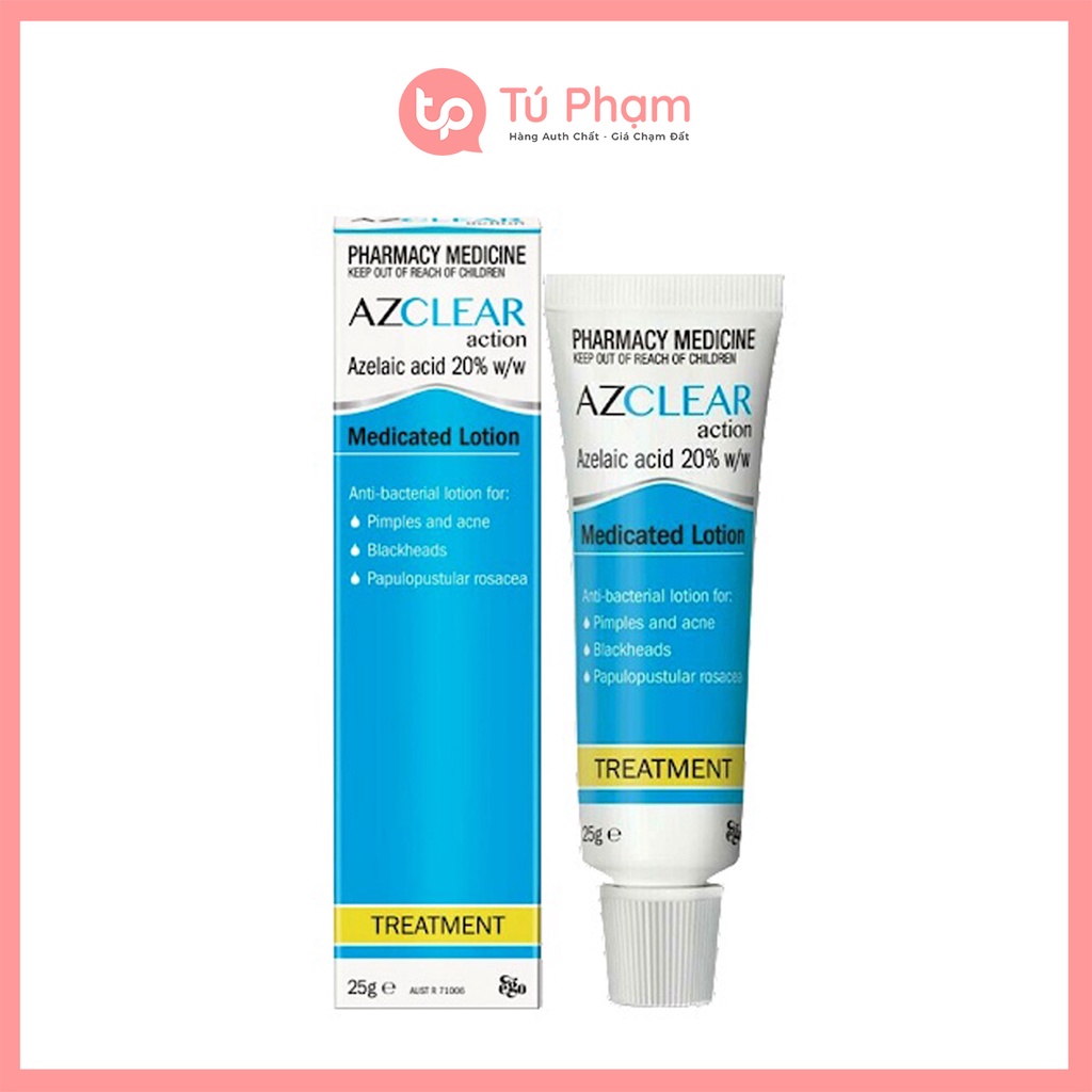 Kem Đa Năng Azclear Action Medicated Lotion Azelaic Acid 20% 25g