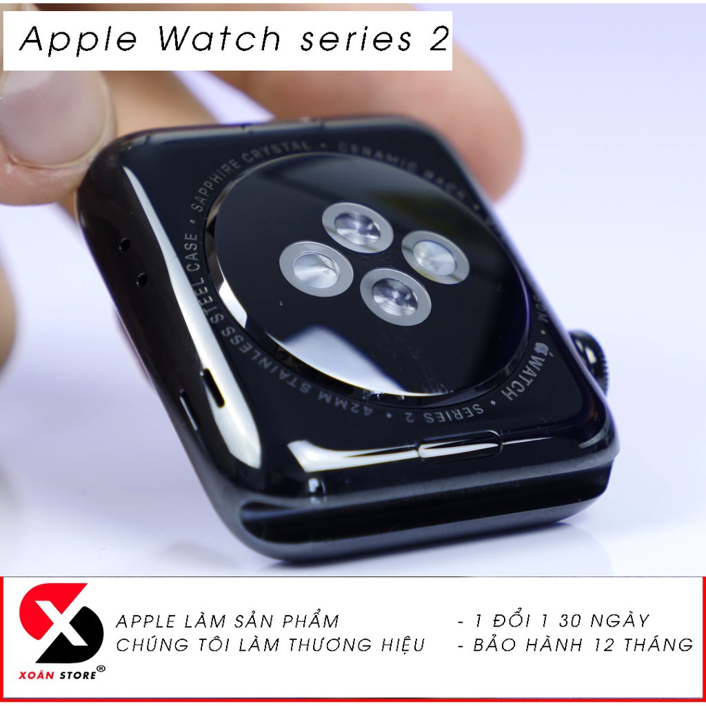 Đồng hồ Apple Watch Series 2 THÉP đẹp 99% nguyên bản BH 12 tháng 1 đổi 1 không sửa