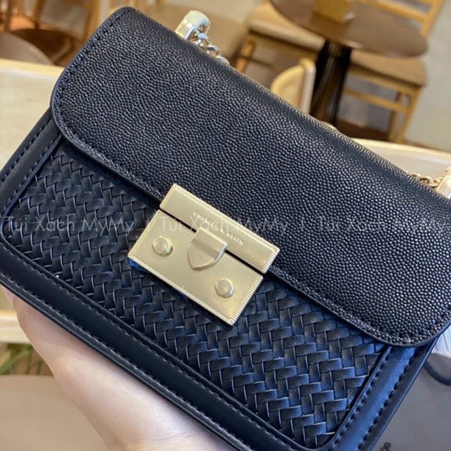 Túi Xách Thời Trang Khuy Bấm CNK Hoạ Tiết Da Đan Vặn Xoắn Cao Cấp Siêu Hot Trend | BigBuy360 - bigbuy360.vn