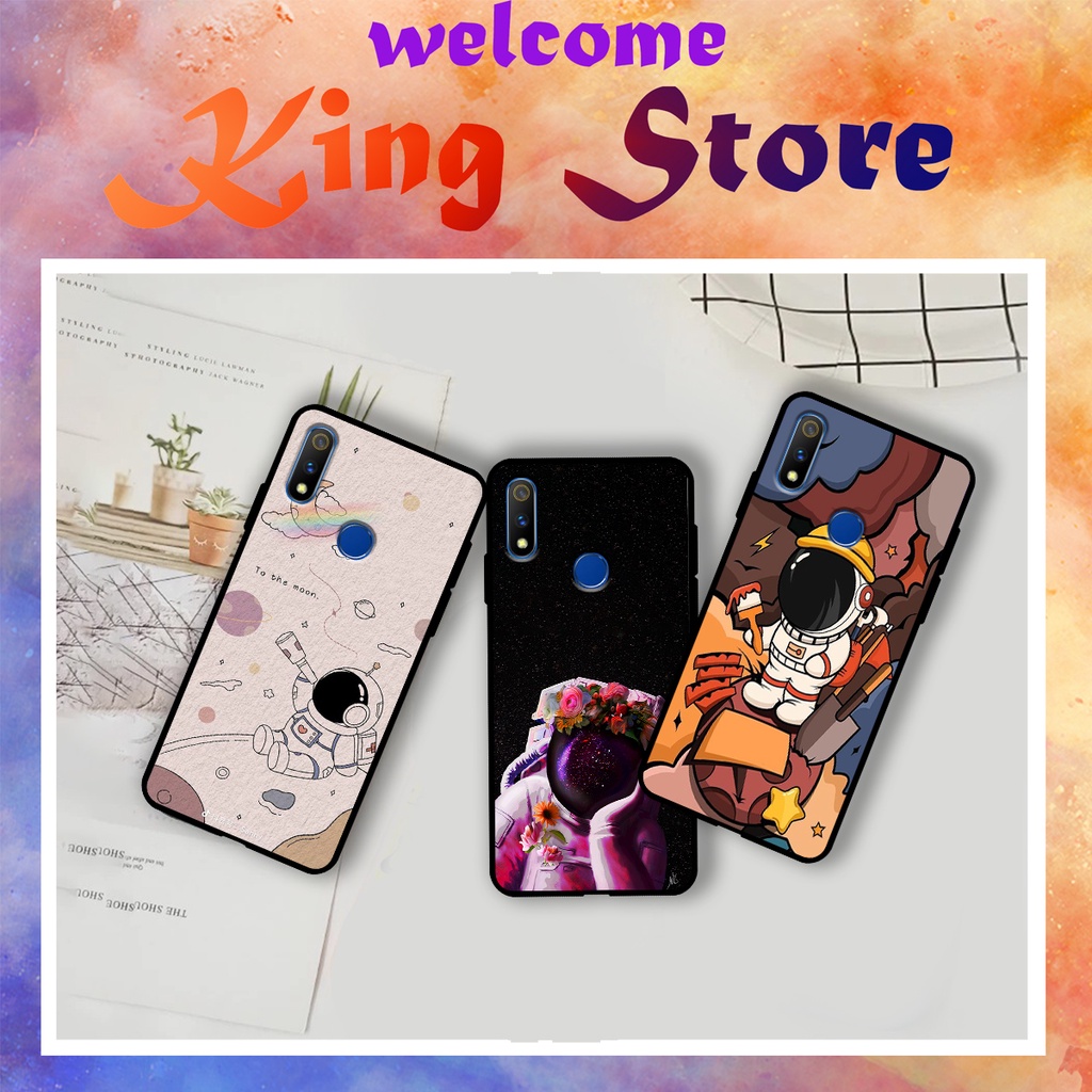 Ốp lưng Oppo Realme 1 - Realme 2 - Realme 3 - Realme 3 Pro - Ốp in hình Phi hành gia cực hot
