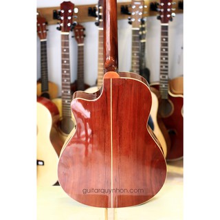 Guitar Acoustic QH7A (Full Hồng Đào)