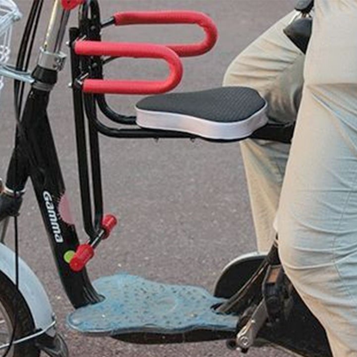 Combo Khóa xe đạp xe máy 5 số đổi mã + Ghế đệm gắn xe đạp cho trẻ em loại A - Yên xe đạp cho trẻ em - Ghế cho trẻ em