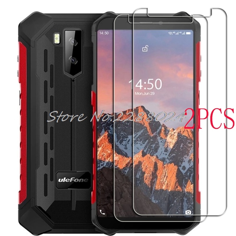 Set 2 Kính Cường Lực Bảo Vệ Màn Hình Điện Thoại Ulefone Armor X5 Pro X5pro X3 5.5 "kèm Phụ Kiện